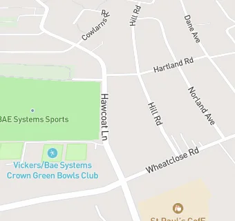 map for Hawcoat Park Sports & Social Club