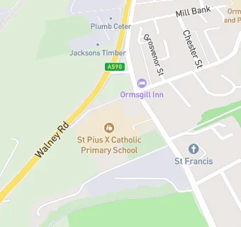 map for St Pius X Catholic Primary School