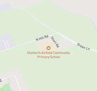 map for Dishforth Airfield Community Primary School