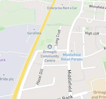 map for Ormsgill Community Centre