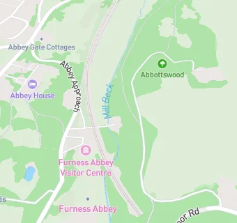 map for Furness Abbey Shop
