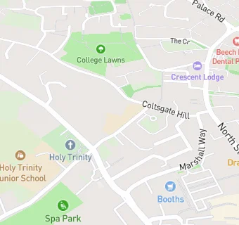 map for Holy Trinity C of E (VC) Infant School