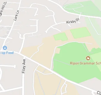 map for Ripon Grammar School