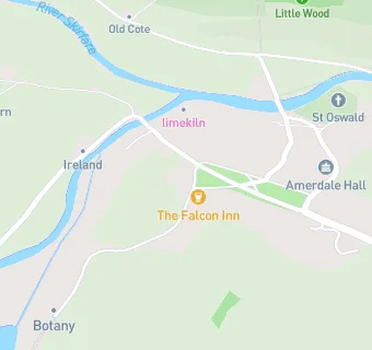 map for The Falcon Inn