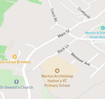 map for Archbishop Hutton's Primary