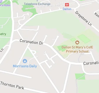 map for Dalton St Marys Church of England School