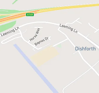 map for Dishforth Church of England Voluntary Controlled Primary School