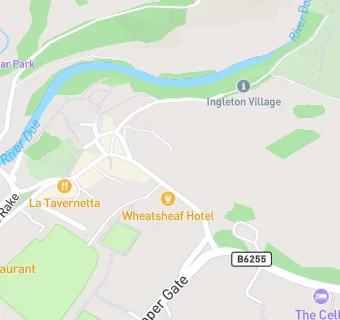 map for Ingleton Surgery