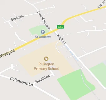 map for Rillington Primary School