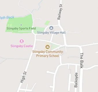 map for Slingsby Community Primary School