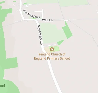 map for Yealand Church of England Primary School