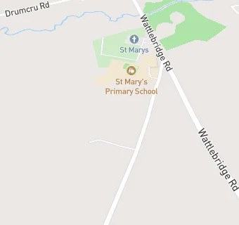 map for St Mary's Primary School