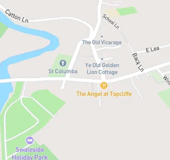 map for Topcliffe Post Office