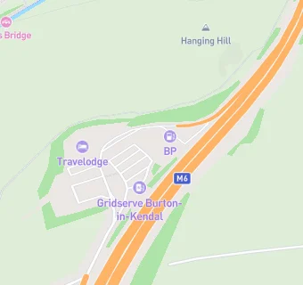 map for Burton Services Shop