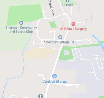 map for Sherburn Church of England Voluntary Controlled Primary School