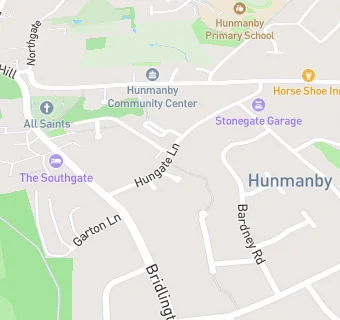 map for Hunmanby Surgery