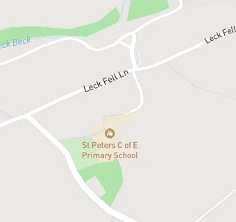 map for St Peter's CE Primary