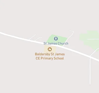 map for Baldersby St James Church of England Primary School