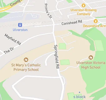 map for St Mary's RC School