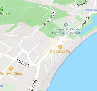 map for Grange over Sands Community Food Share