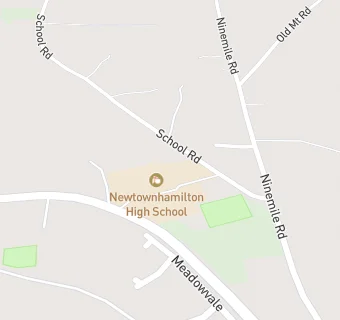 map for NEWTOWNHAMILTON HIGH SCHOOL