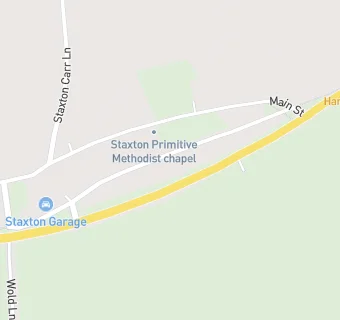 map for Shell Service Station Staxton