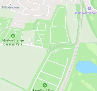 map for Muston Grange Caravan Park