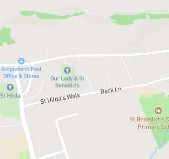 map for Ampleforth Surgery