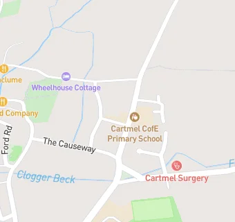 map for Cartmel CofE Primary School