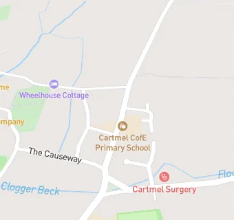 map for Cartmel C of E Primary School