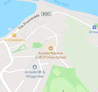 map for Arnside National CofE School