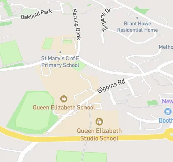 map for Queen Elizabeth Studio School