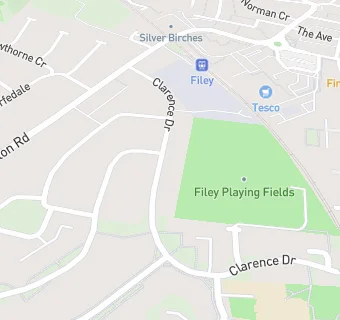 map for Filey Playing Fields Association