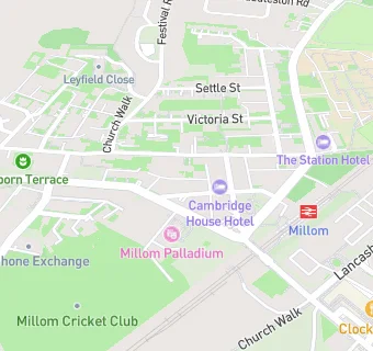 map for Pavilion Hotel