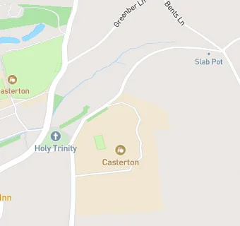 map for Casterton, Sedbergh Preparatory School