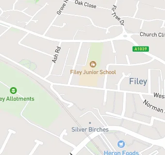 map for Filey Junior School