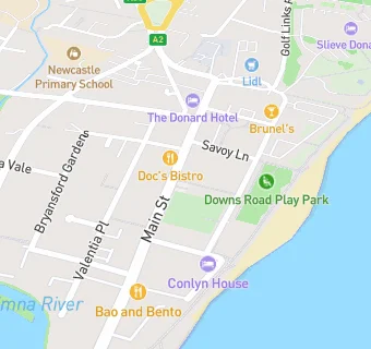 map for NEWCASTLE COMMUNITY CINEMA