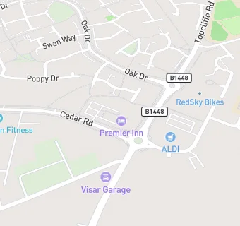 map for Premier Inn (Thirsk)