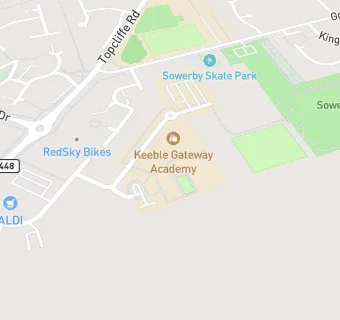 map for Keeble Gateway Academy