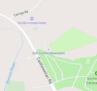 map for Golf Centre Newcastle