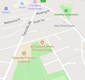 map for All Saints Catholic Primary School, a Catholic Voluntary Academy