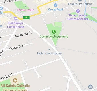 map for Holy Rood House