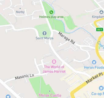 map for Kirkgate House Hotel