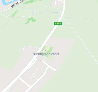 map for Burlington CofE School