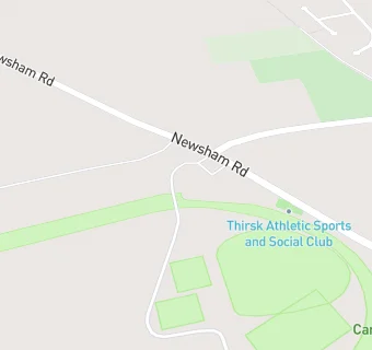 map for Thirsk Athletics, Sports And Social Club