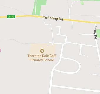 map for Thornton Dale CofE Primary School