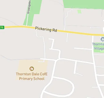 map for Thornton Dale C.E. Primary School