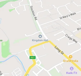 map for Thirsk Service Station