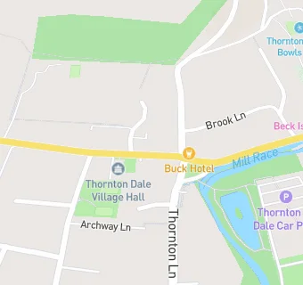 map for Thornton Dale Fisheries