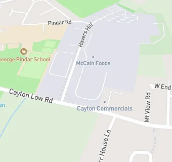 map for McCain Foods (GB) Canteen